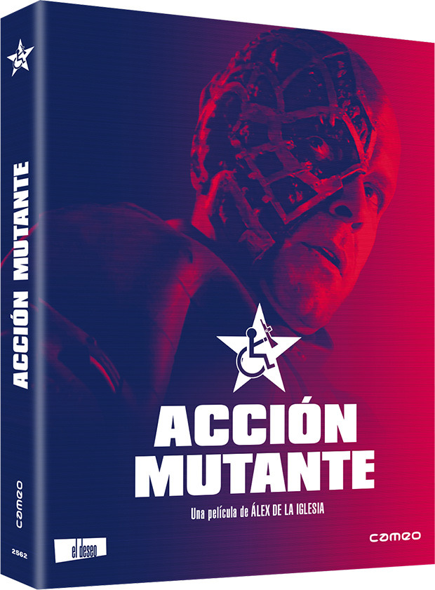 Diseño de la carátula de Acción Mutante en Blu-ray 1