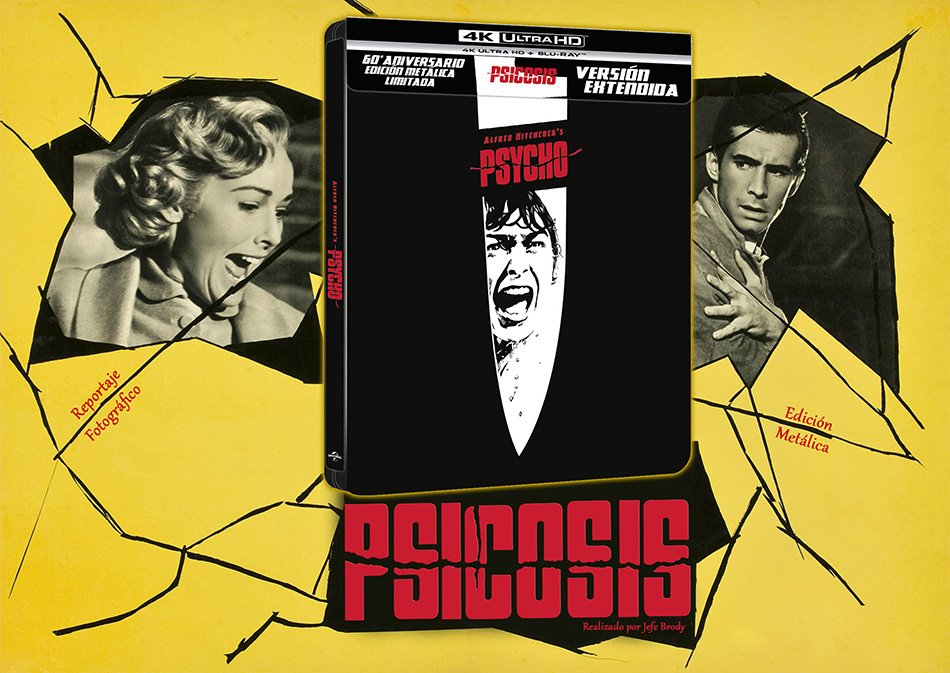 Fotografías del Steelbook de Psicosis en UHD 4K 1