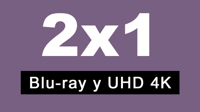 Oferta 2x1 en miles de Blu-ray y UHD 4K de fnac.es