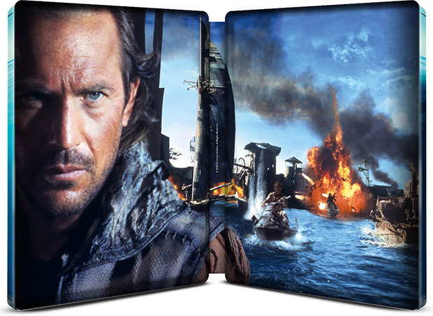 Diseño de la carátula de Waterworld - Edición Metálica en Ultra HD Blu-ray 5