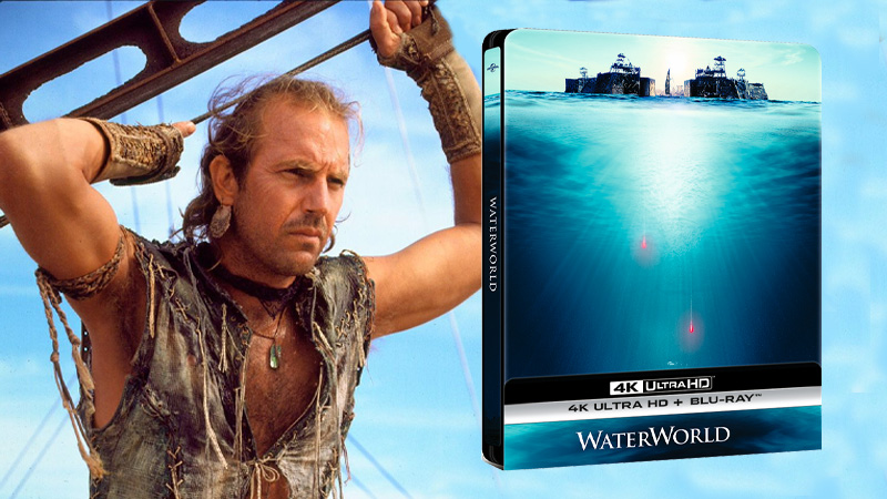 Diseño confirmado del Steelbook de Waterworld en UHD 4K