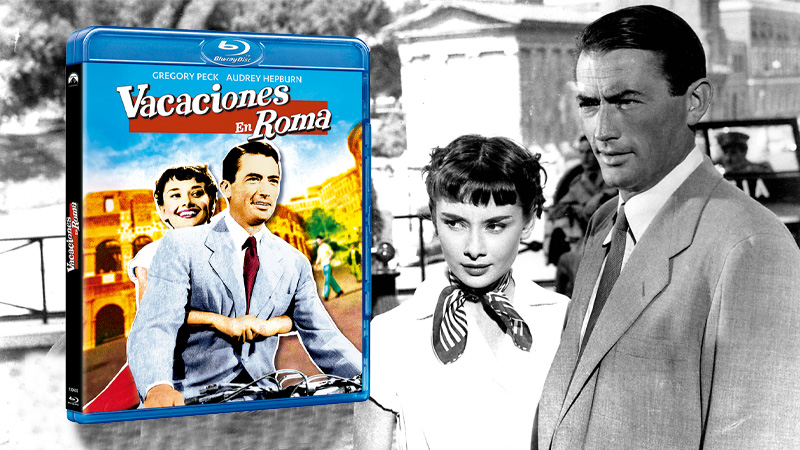 El clásico Vacaciones en Roma en Blu-ray cargado de extras
