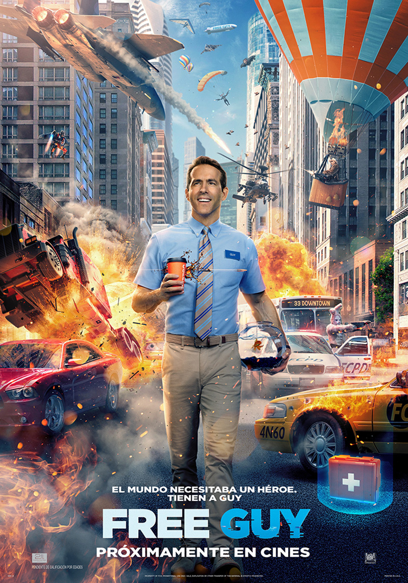 Tráiler en castellano de Free Guy con Ryan Reynolds