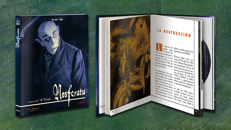 Nueva edición en formato libro de Nosferatu en Blu-ray