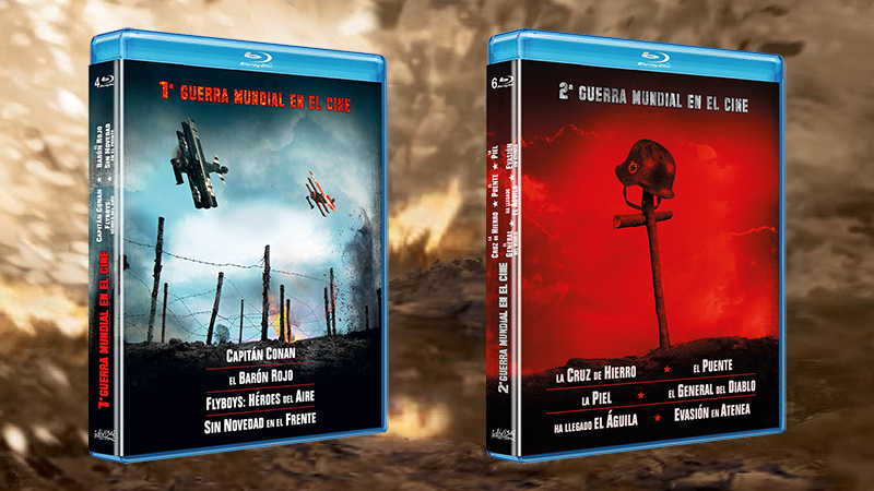Packs de películas de la Primera y la Segunda Guerra Mundial en Blu-ray