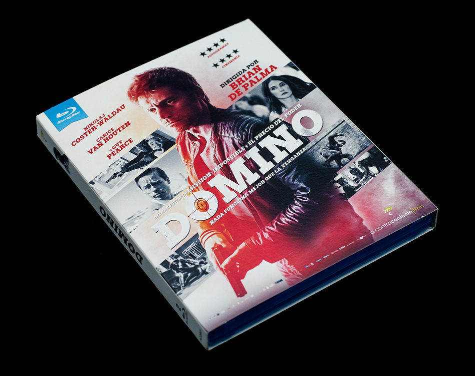 Fotografías del Blu-ray con funda y carátula reversible de Domino 3