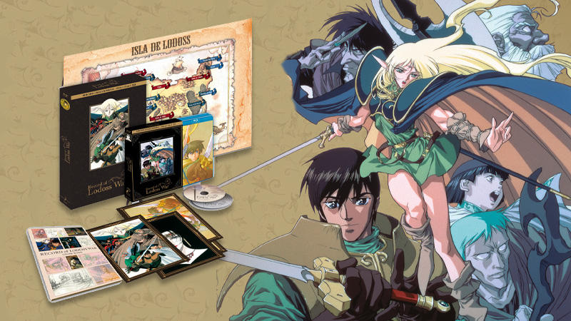 Edición coleccionista de Record of Lodoss War en Blu-ray
