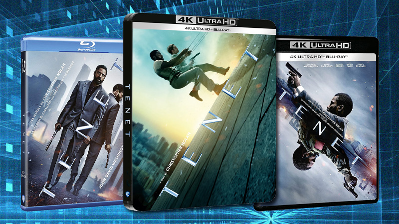 Diseños y fecha confirmada de Tenet en Blu-ray y UHD 4K