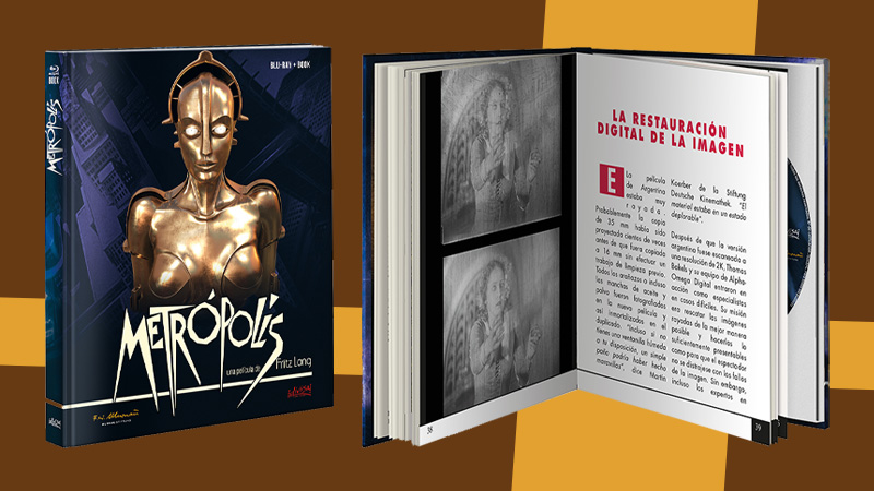 Edición libro de Metrópolis -dirigida por Fritz Lang- en Blu-ray
