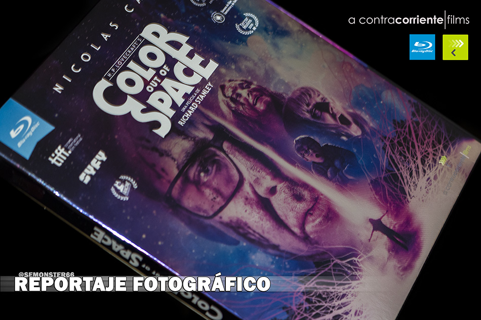 Fotografías del Digipak de Color Out of Space en Blu-ray 1