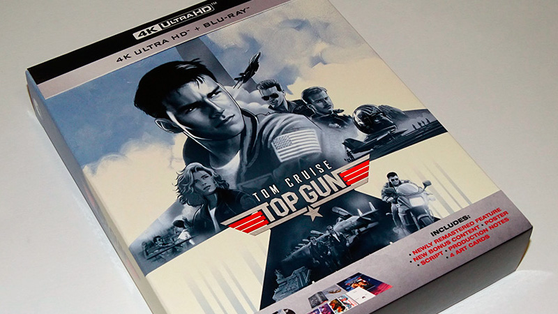 Fotografías del boxset con Steelbook de Top Gun en UHD 4K (UK)