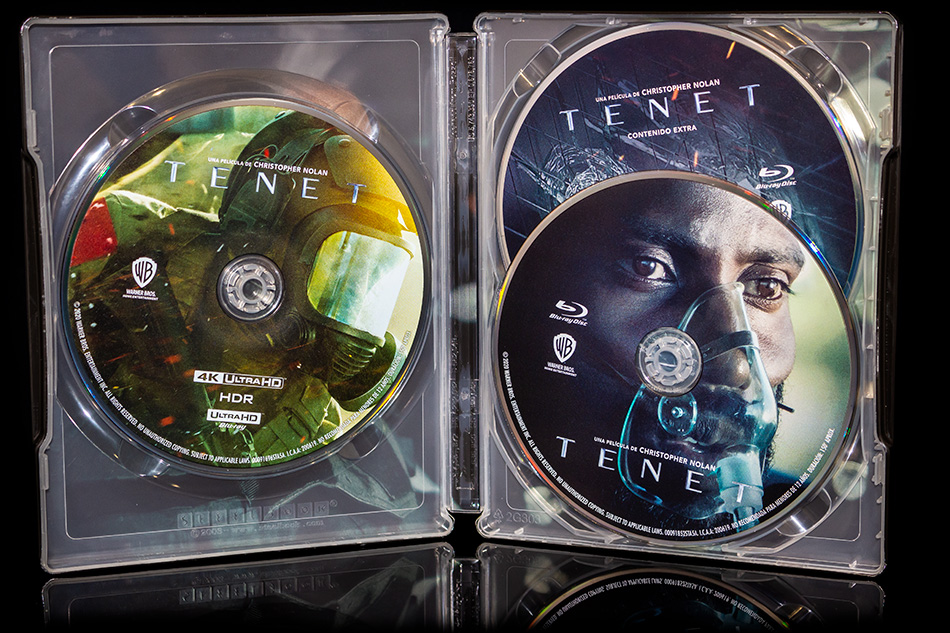 Fotografías del Steelbook de Tenet en UHD 4K y Blu-ray 12