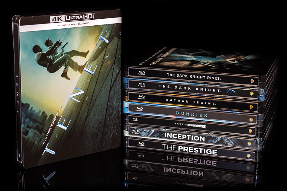 Fotografías del Steelbook de Tenet en UHD 4K y Blu-ray 16