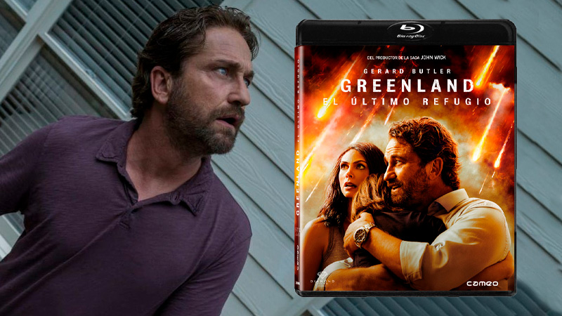 Carátula y contenidos de Greenland: El Último Refugio en Blu-ray