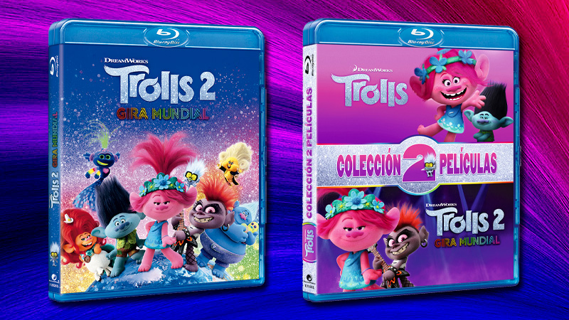 Todos los detalles de Trolls 2 - Gira Mundial en Blu-ray