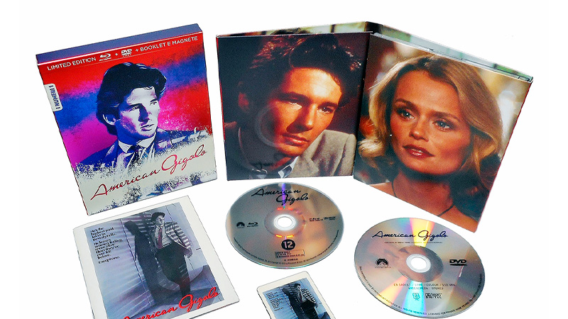 Fotografías del Digipak de American Gigolo en Blu-ray (Italia)