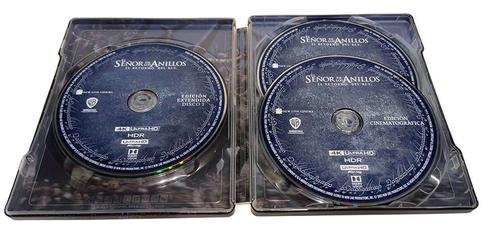 Fotografías de la Trilogía de El Señor de los Anillos en Steelbook en UHD 4K 38