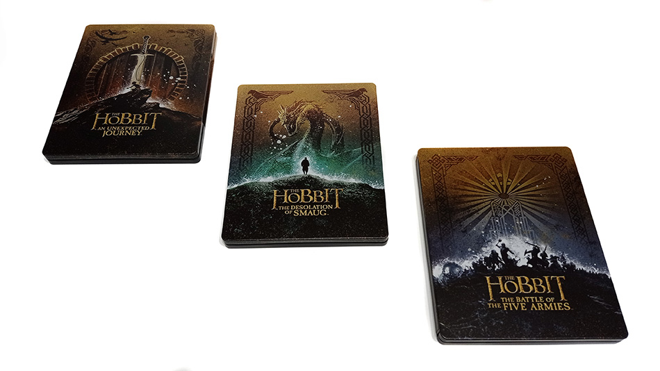 Fotografías de la Trilogía de El Hobbit en Steelbook en UHD 4K 6