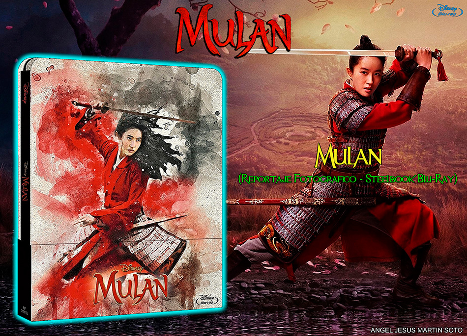 Fotografías del Steelbook de Mulán en Blu-ray 1