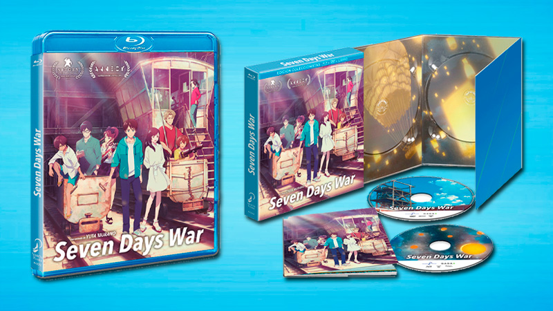 Edición sencilla y coleccionista de Seven Days War en Blu-ray