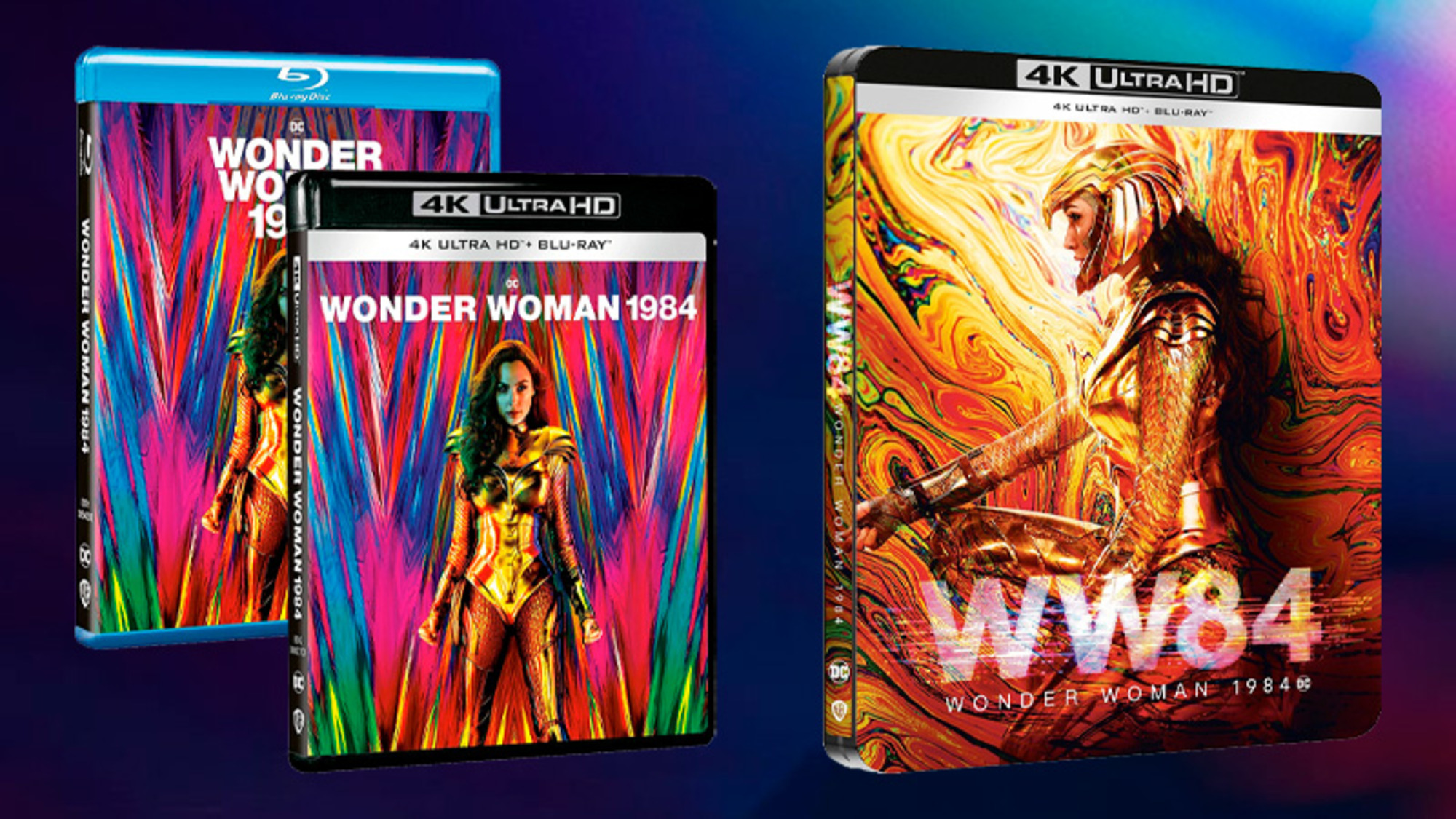 Reservas abiertas de Wonder Woman 1984 en Blu-ray y UHD 4K