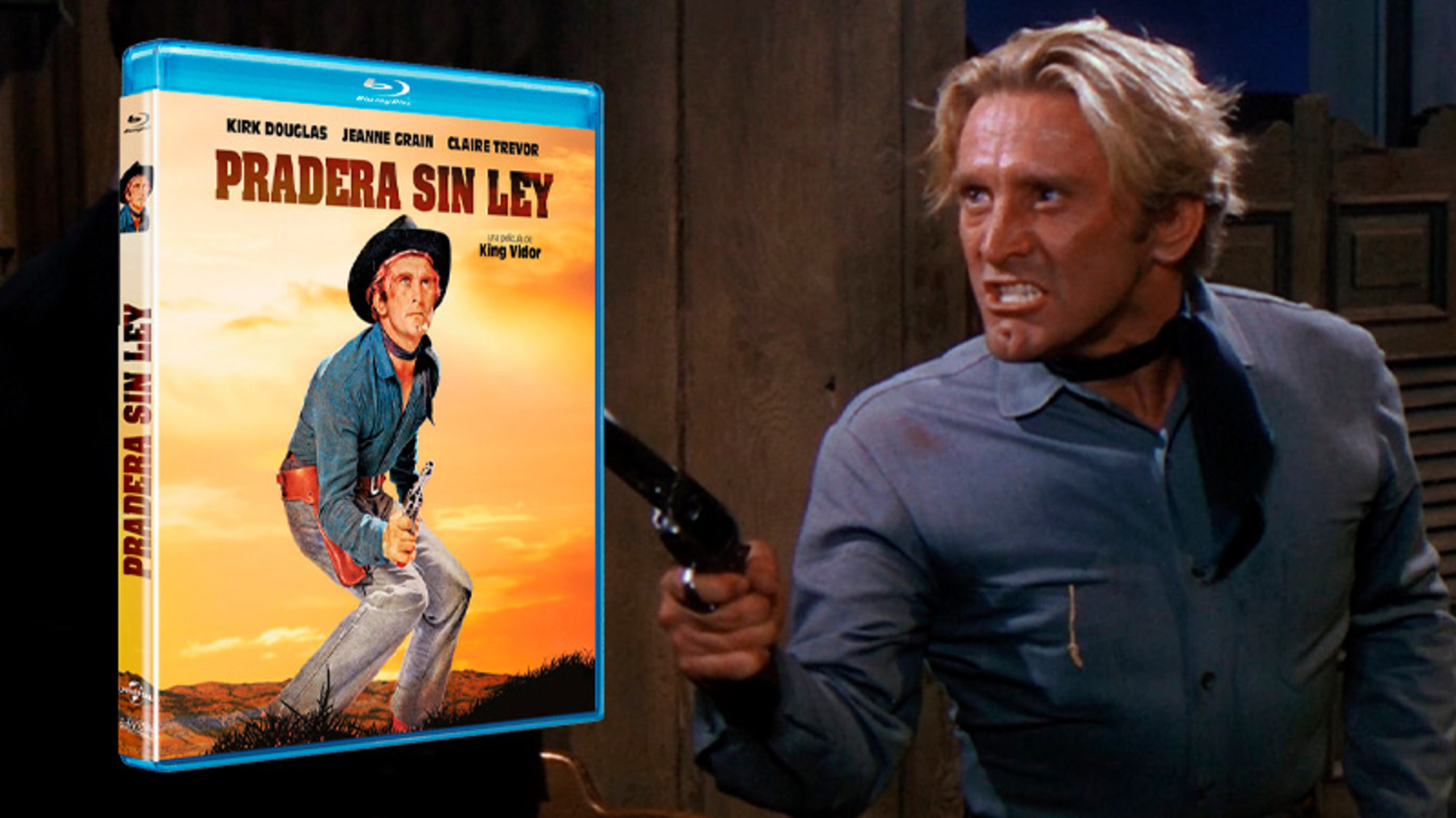 El western La Pradera sin Ley en Blu-ray, con Kirk Douglas