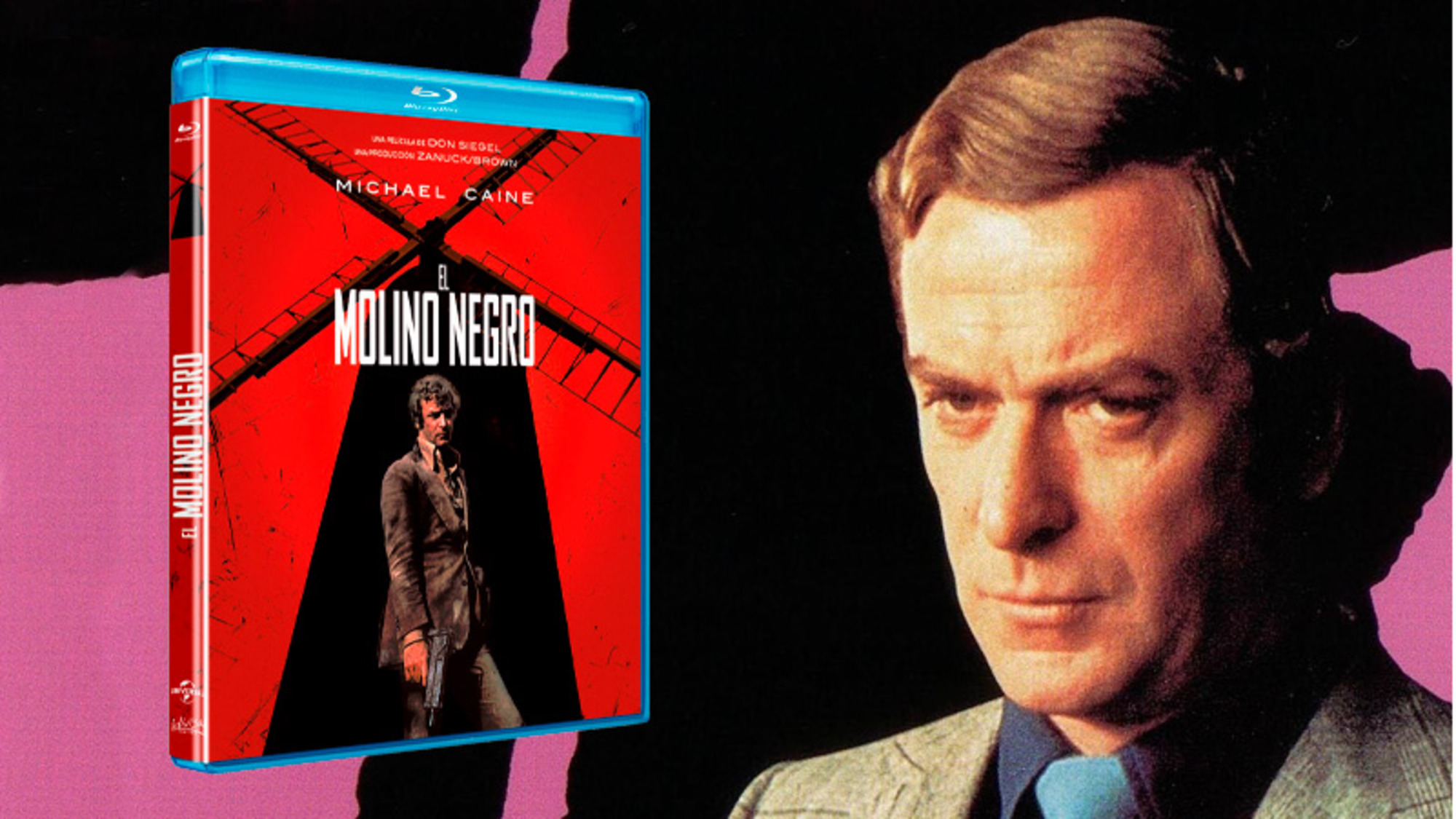 El Molino Negro en Blu-ray; Don Siegel dirige a Michael Caine