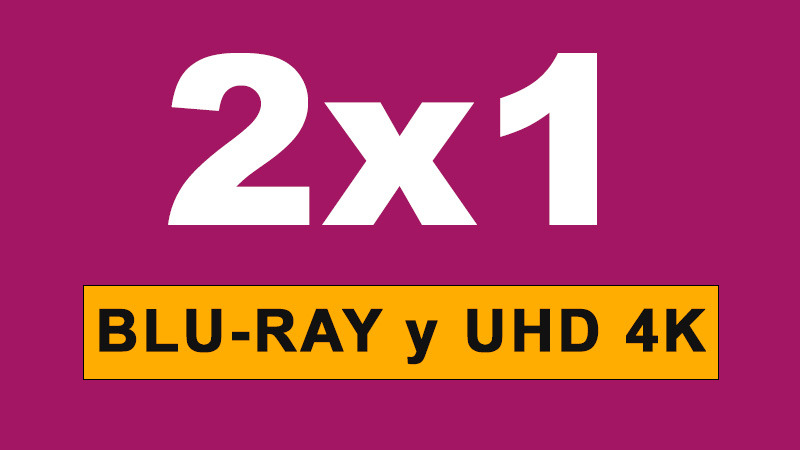 Oferta 2x1 en Blu-ray y UHD 4K de fnac.es y sorteo de reproductor 4K