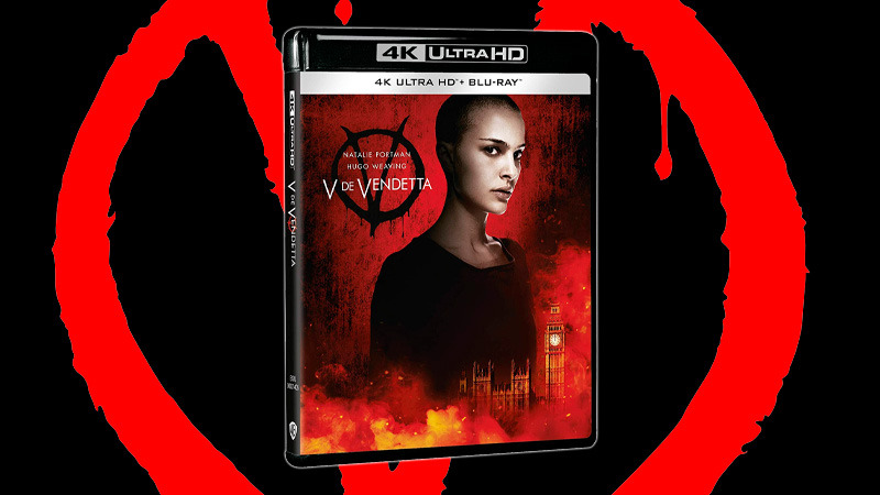 Edición en caja de plástico de V de Vendetta en UHD 4K