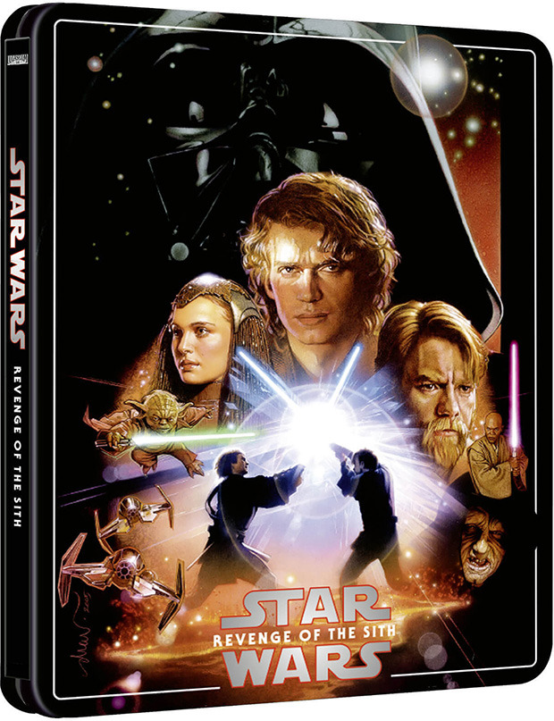 Nuevos Steelbook de los episodios 1 a 3 de Star Wars en Blu-ray