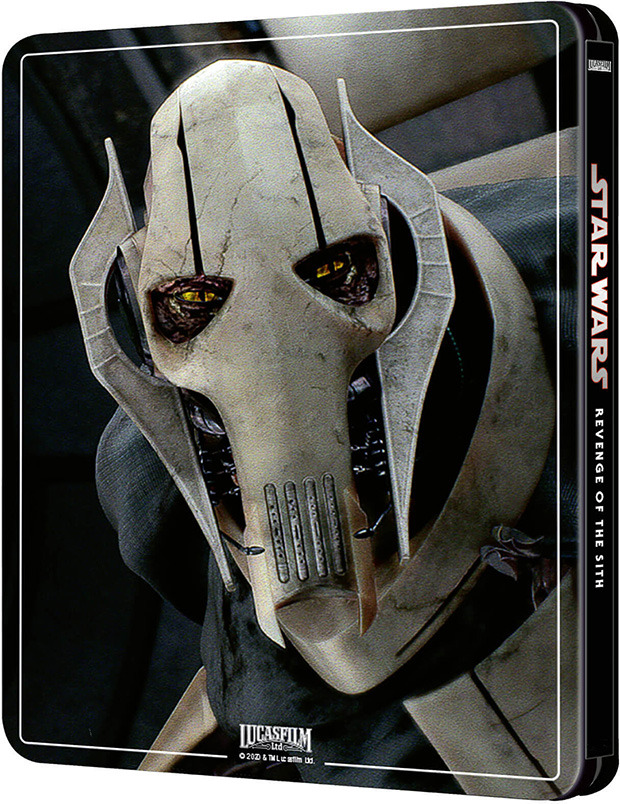 Nuevos Steelbook de los episodios 1 a 3 de Star Wars en Blu-ray