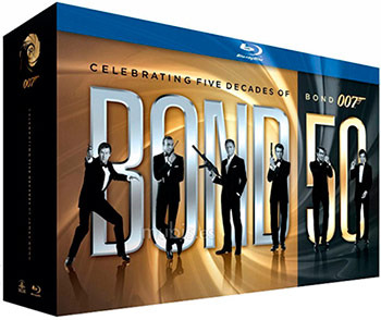 El lunes se estrena la Colección Bond 50º Aniversario en Blu-ray