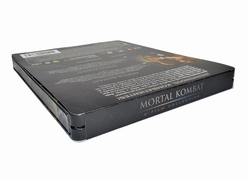 Fotografías del Steelbook de Mortal Kombat 1 y 2 en Blu-ray 4