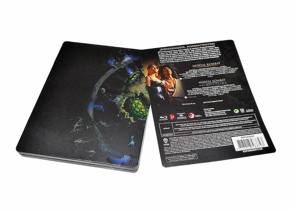Fotografías del Steelbook de Mortal Kombat 1 y 2 en Blu-ray 6