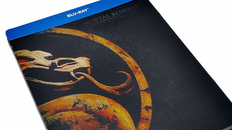 Fotografías del Steelbook de Mortal Kombat 1 y 2 en Blu-ray