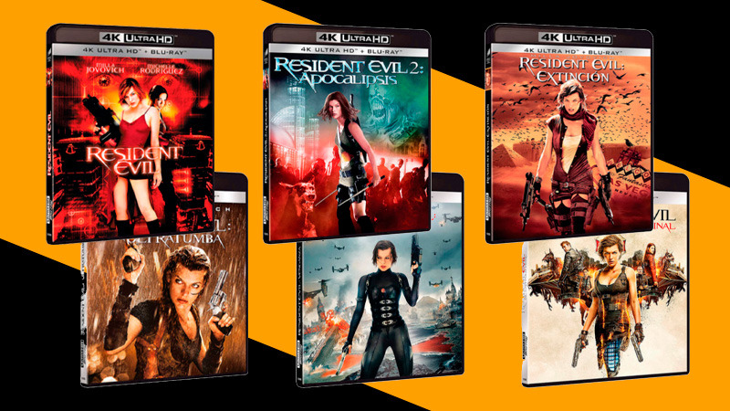 Ediciones individuales de la saga Resident Evil en UHD 4K