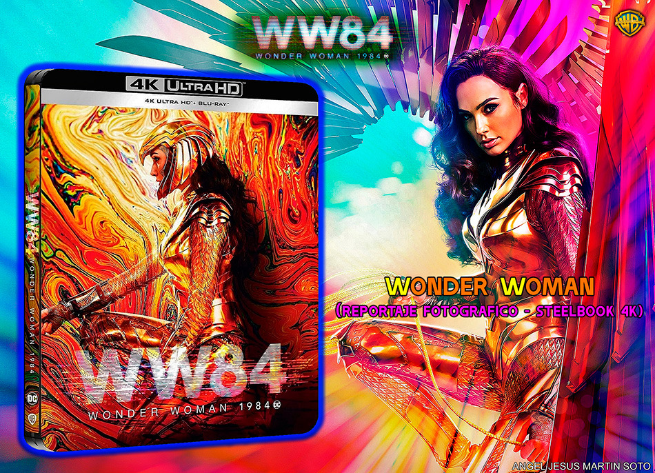 Fotografías del Steelbook de Wonder Woman 1984 en UHD 4K 1