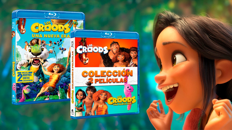 Los Croods: Una Nueva Era en Blu-ray y pack con las dos películas