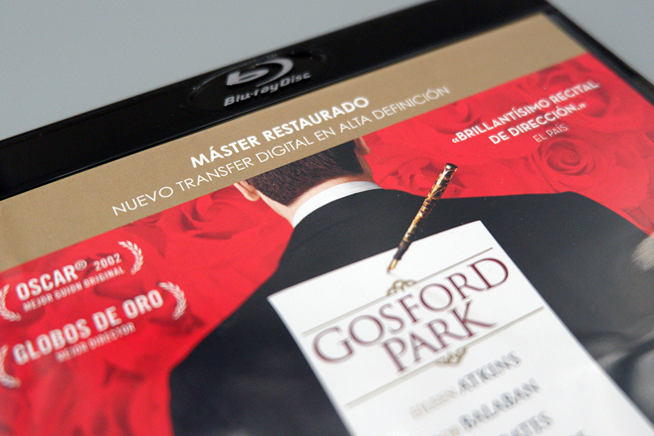 Fotografías de la edición con funda de Gosford Park en Blu-ray 8