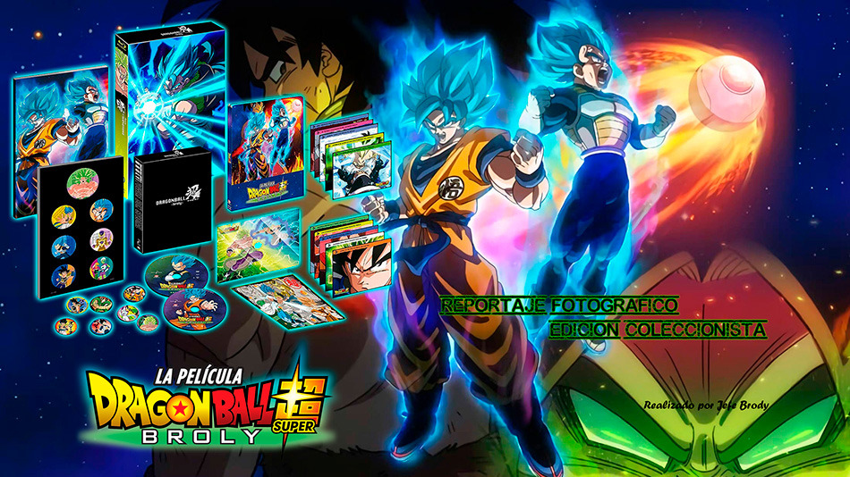 Fotografías de la edición coleccionista A4 de Dragon Ball Super Broly en Blu-ray 1