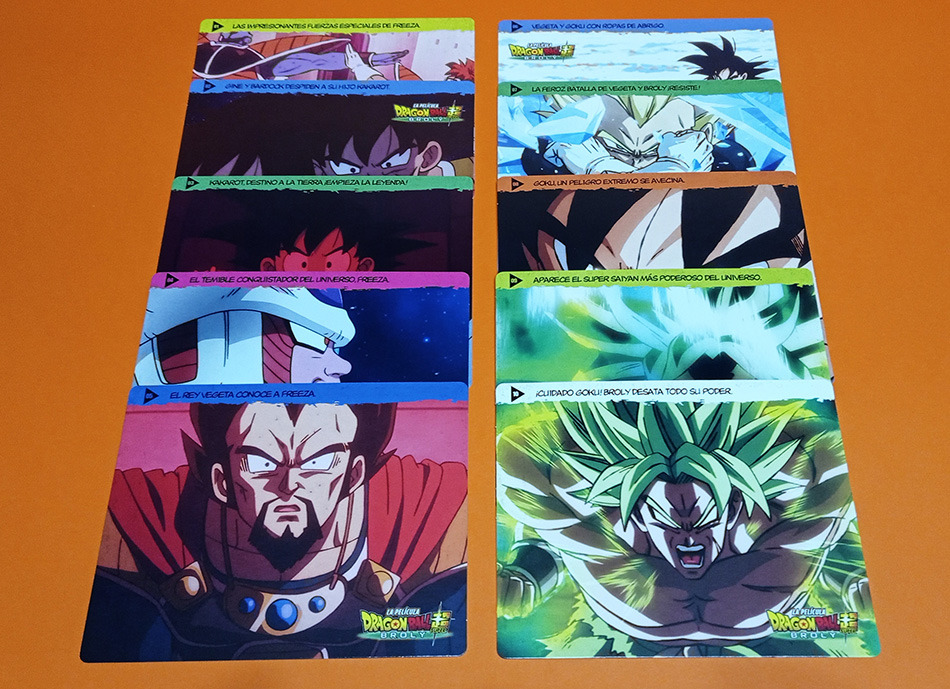 Fotografías de la edición coleccionista A4 de Dragon Ball Super Broly en Blu-ray 28