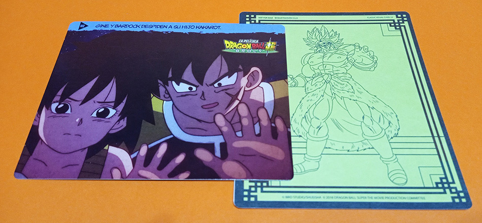 Fotografías de la edición coleccionista A4 de Dragon Ball Super Broly en Blu-ray 30