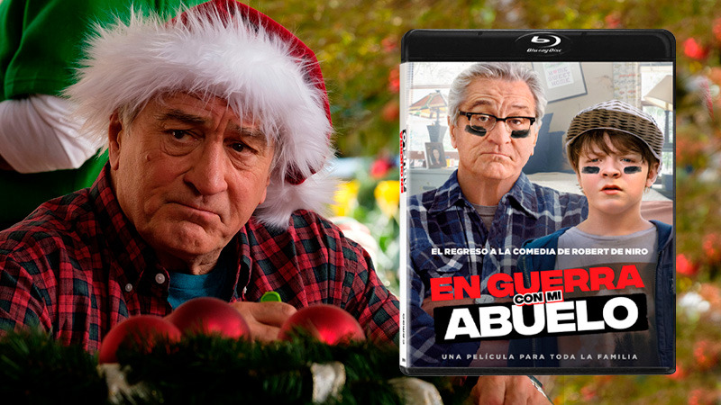 En Guerra con mi Abuelo en Blu-ray, con Robert De Niro
