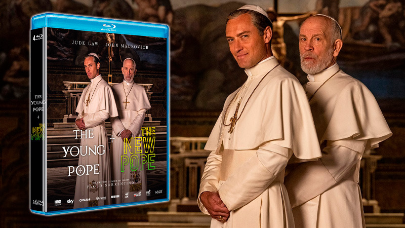 Pack con las miniseries The Young Pope y The New Pope en Blu-ray