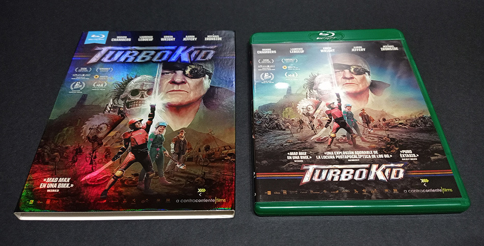 Fotografías de la edición con funda y caja verde de Turbo Kid en Blu-ray 9