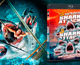 Programa doble en Blu-ray de tiburones con múltiples cabezas