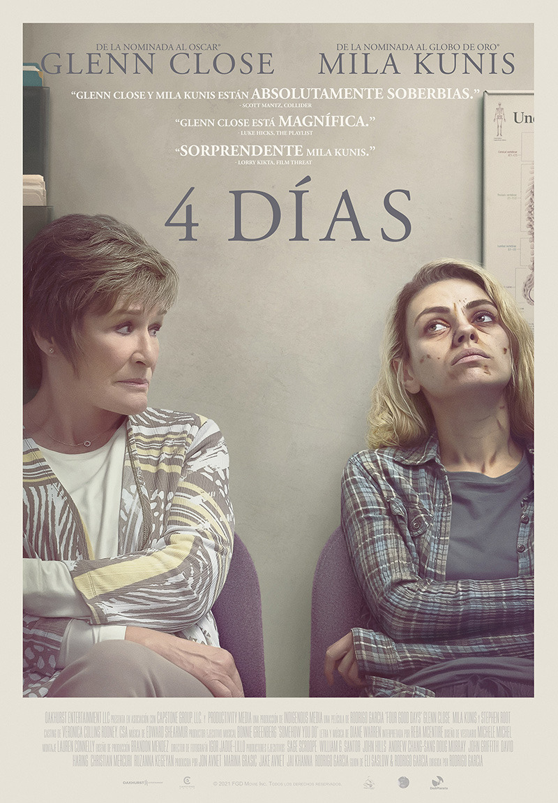 Tráiler de 4 Días, con Glenn Close y Mila Kunis