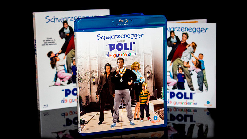 Fotografías de la edición con funda de Poli de Guardería en Blu-ray