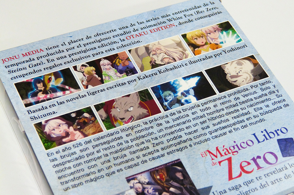 Fotografías de la Otaku Edition Coleccionista de El Mágico Libro de Zero en Blu-ray 6