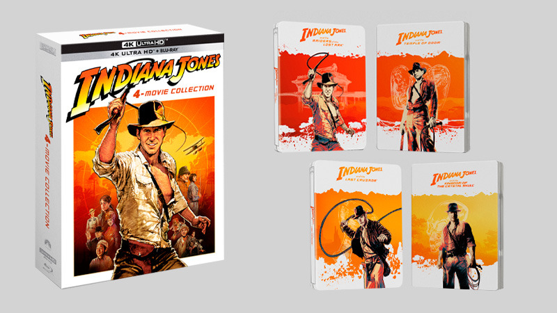 Dos ediciones de las aventuras de Indiana Jones en UHD 4K en España